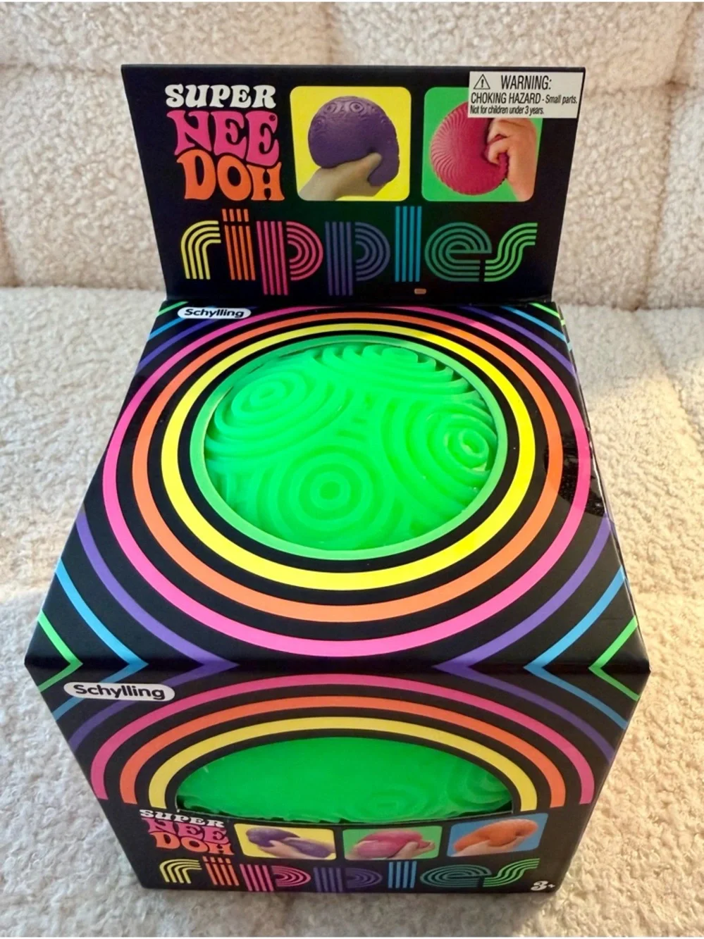 Schylling | Toys | Super Needoh Ripples Xl Textured Nee Doh Ball Giant ...